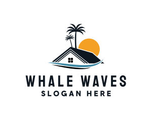 Tropical Beach Home logo design