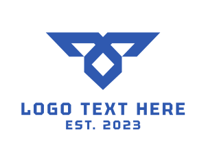 Aeronautics - Modern Geometric Diamond logo design