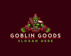 Goblin - Mythical Goblin Ogre logo design