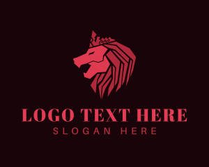Jungle - Royal Wild Lion logo design