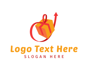 Ribbon - Ribbon Present Courier logo design