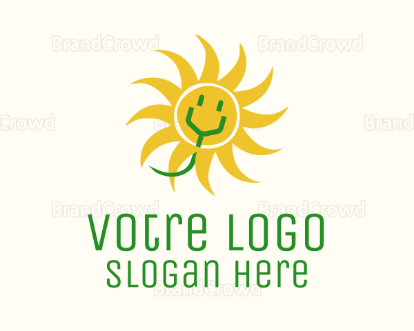 Solar Electrical Power Logo