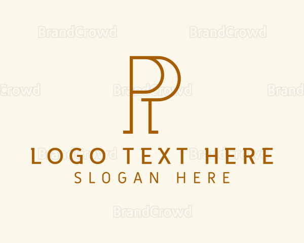 Legal Publishing Firm Letter P Logo