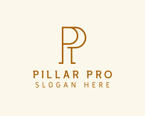 Legal Publishing Firm Letter P logo design