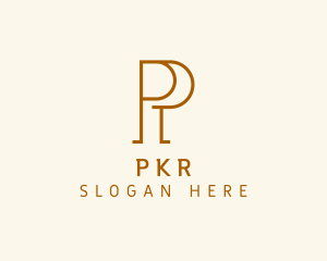 Legal Publishing Firm Letter P logo design