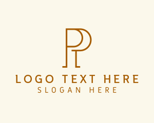 Lawyer - Legal Publishing Firm Letter P logo design