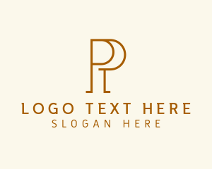 Legal Publishing Firm Letter P Logo