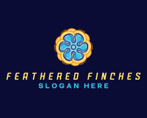 Fan Propeller HVAC logo design