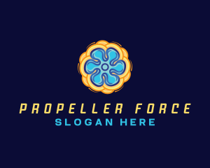 Propeller - Fan Propeller HVAC logo design