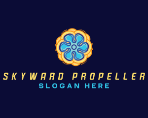 Propeller - Fan Propeller HVAC logo design