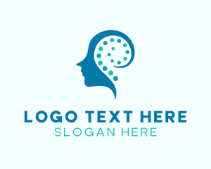 Brain - Mental Health Therapy logo design
