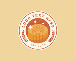 Dessert - Mooncake Pudding Dessert logo design