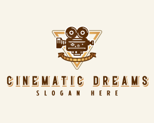 Movie Film Camera logo design