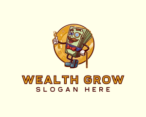 Money Rich Wealth Cash logo design