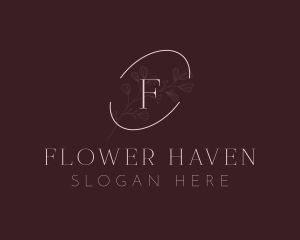 Nature Flower Beauty logo design