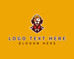 Animal Dog Miner logo design