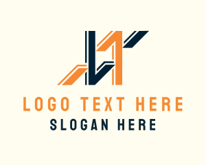 Monogram - Professional Construction Agency logo design