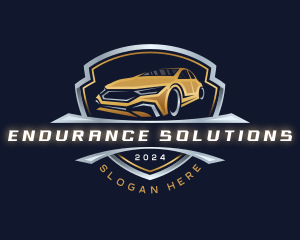 Mechanic Car Shield logo design