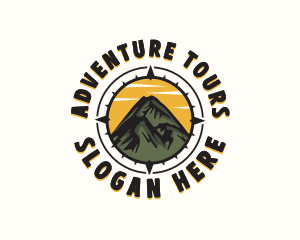Tour - Mountain Navigation Tour logo design