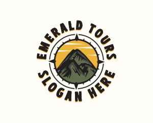 Mountain Navigation Tour logo design