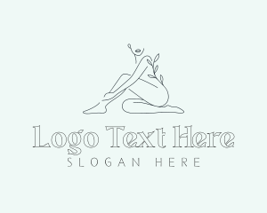 Lingerie - Natural Naked Female Fashion logo design