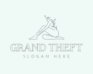 Sexy - Natural Naked Female Fashion logo design