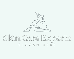 Natural Naked Female Fashion logo design