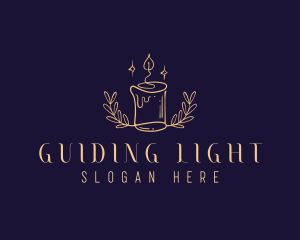 Wax Candle Decor logo design