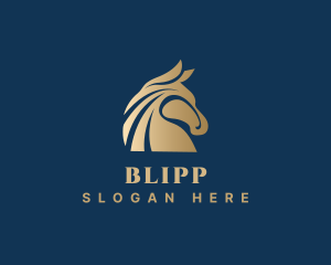 Finance Stallion Horse Logo