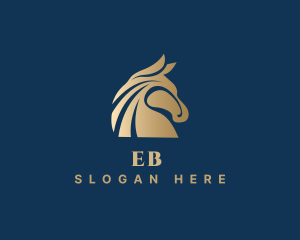 Finance Stallion Horse Logo