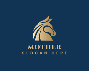 Finance Stallion Horse Logo