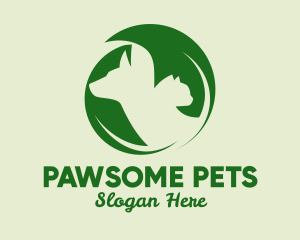 Organic Pet Veterinarian  logo design