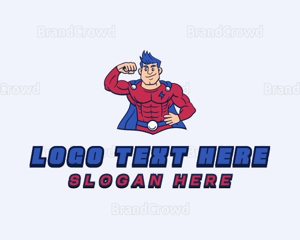 Comic Superhero Costume Logo