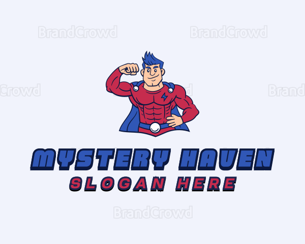 Comic Superhero Costume Logo