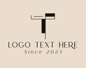Interior - Interior Design Letter T logo design
