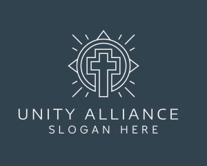 Fellowship - Modern Cross Fellowship logo design