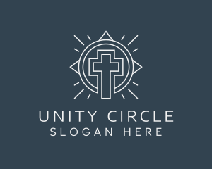 Modern Cross Fellowship logo design