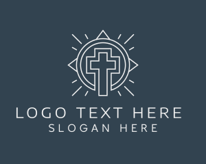 Biblical - Modern Cross Fellowship logo design