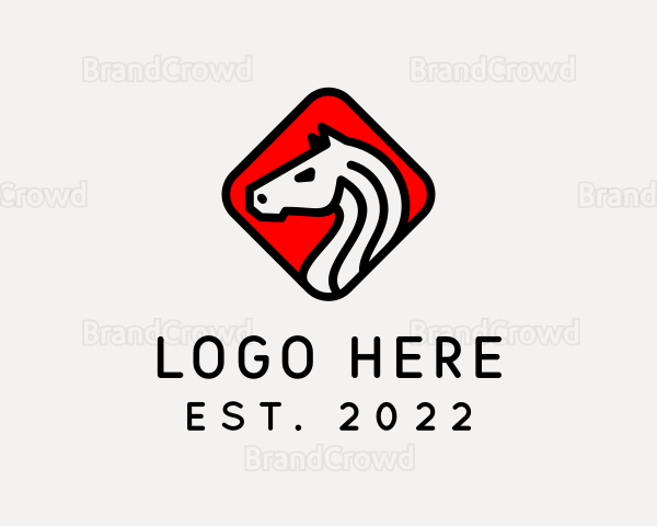 Horse Stallion Equestrian Logo