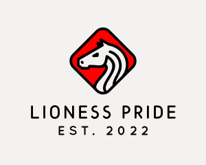 Horse Stallion Equestrian logo design