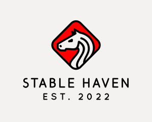 Horse Stallion Equestrian logo design