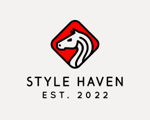 Horse Race - Horse Stallion Equestrian logo design