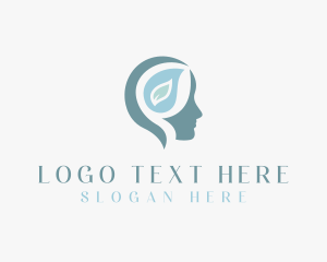 Online Counselling - Natural Mental Health Therapy logo design