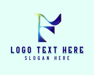 Lettermark - Creative Y2k Letter F logo design