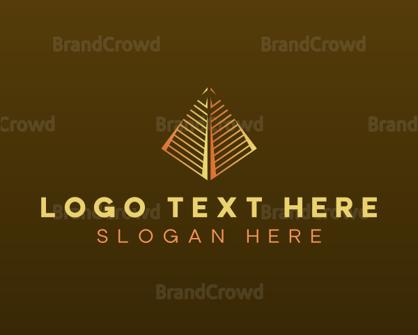 Pyramid Startup Business Logo