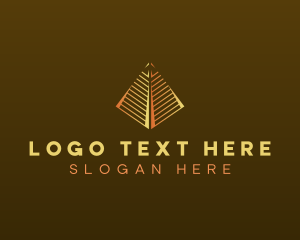 Pyramid Startup Business Logo