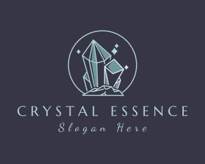 Sparkle Crystal Gem  logo design