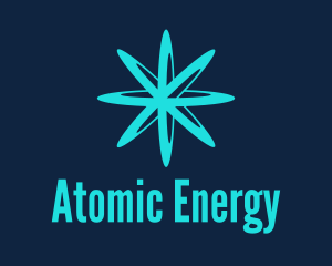 Nuclear - Atom Laboratory Research logo design