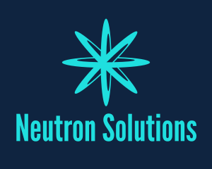 Neutron - Atom Laboratory Research logo design