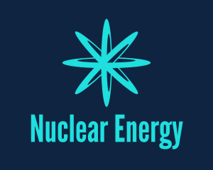 Nuclear - Atom Laboratory Research logo design